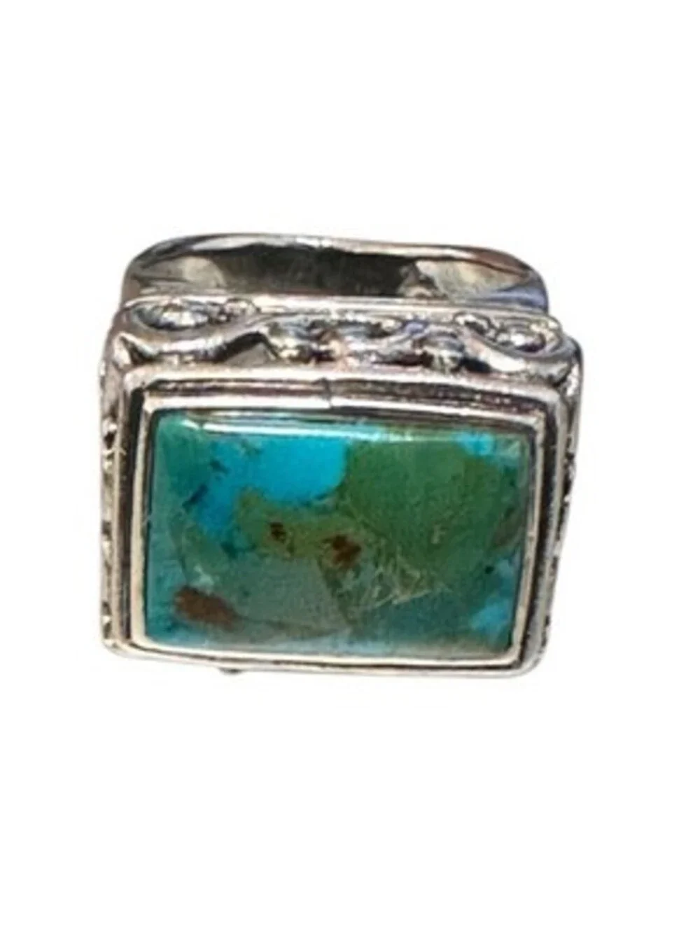 Sterling Silver Turquoise Native American Ring .925